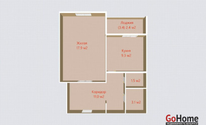 Купить 1-комнатную квартиру, Минск, Лучины ул., 18 (Ленинский район). Фото 28