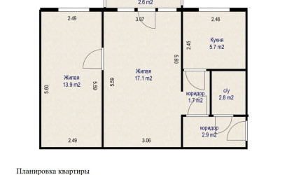 Купить 2-комнатную квартиру, Минск, пер. Горный, д. 7 (Советский район). Фото 16