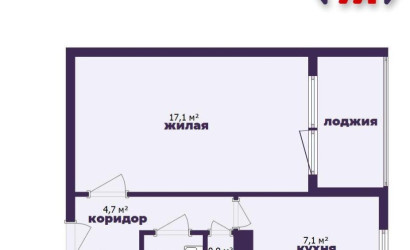 Купить 1-комнатную квартиру, Минск, Матусевича ул., 21 (Фрунзенский район). Фото 26