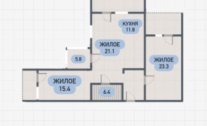 Купить 3-комнатную квартиру, Брест, Краснознаменная ул.. Фото 2