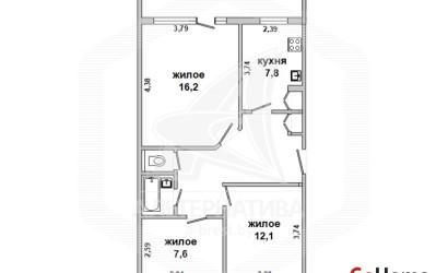 Купить 3-комнатную квартиру, Каменец, , . Фото 1