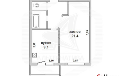 Купить 1-комнатную квартиру, Брест, Южный, ул. Жукова. Фото 11