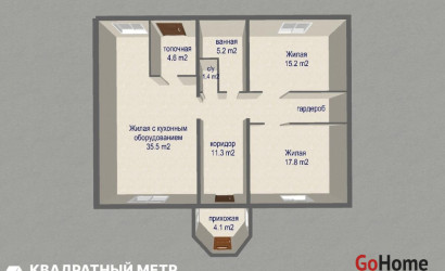 Купить дом, Озеро, Аэродромная ул., 15 соток. Фото 17