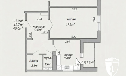 Купить 1-комнатную квартиру, Минск, Налибокская, 8(Фрунзенский район). Фото 21