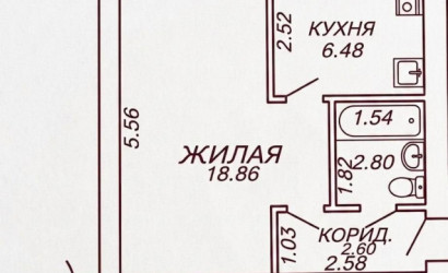 Купить 1-комнатную квартиру, Борисов, Чапаева, 26. Фото 7