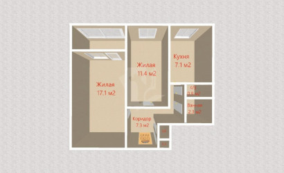 Купить 2-комнатную квартиру, Минск, Чайлытко ул., 15 (Фрунзенский район). Фото 51