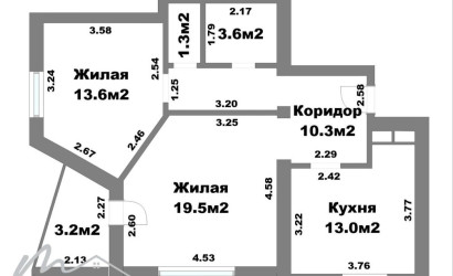 Купить 2-комнатную квартиру, Минск, Алибегова ул., 8/1 (Московский район). Фото 20