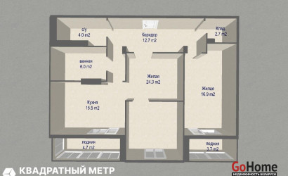 Купить 3-комнатную квартиру, Минск, Воронянского ул., 40 (Октябрьский район). Фото 13