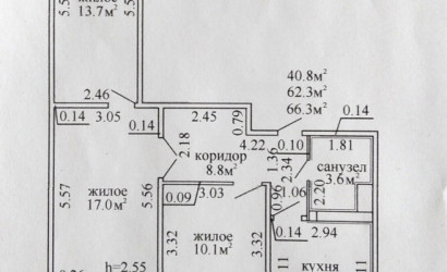 Купить 3-комнатную квартиру, Новополоцк, Дружбы ул., 9. Фото 12