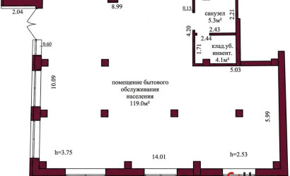 Аренда офиса, Гродно, Титова, 14, 128.4 кв.м.. Фото 8