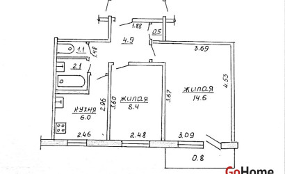 Купить 2-комнатную квартиру, Гродно, Домбровского, 13. Фото 8