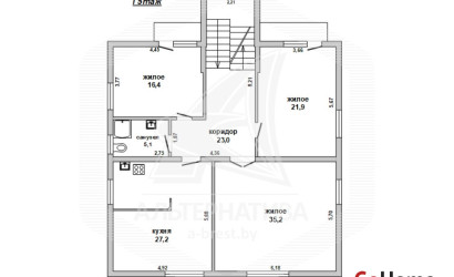 Купить дом, Брест, Речица, 8.56 соток. Фото 36