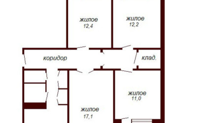 Купить 4-комнатную квартиру, Брест, ул. Волгоградская, д. . Фото 14