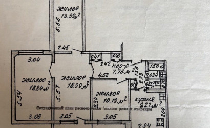 Купить 4-комнатную квартиру, Новополоцк, Молодежная ул., 153. Фото 17