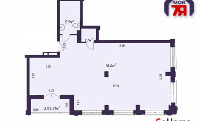 Купить 4-комнатную квартиру, Минск, Макаенка ул., 12/А (Первомайский район). Фото 33