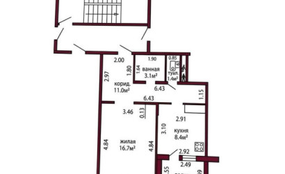 Купить 1-комнатную квартиру, Гродно, Наполеона Орды, 3А. Фото 10