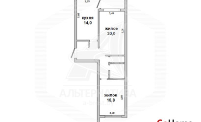 Купить 2-комнатную квартиру, Брест, Центр, ул. Маяковского. Фото 22