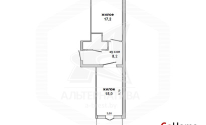 Купить 2-комнатную квартиру, Брест, Центр, ул. Советская. Фото 18