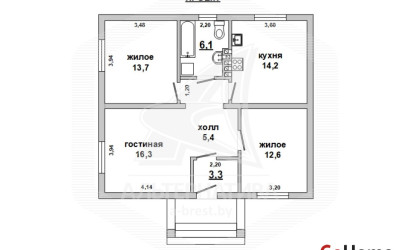 Купить дом, Большая Курница, Чернинский с/с, 15.03 соток. Фото 25