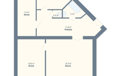 Купить 3-комнатную квартиру, Минск, ул. Захарова, д. 27 (Партизанский район). Фото 19