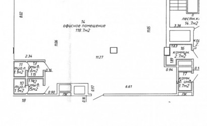 Аренда помещения под парикмахерскую, Минск, ул. Ленина, д. 50,  123.3 кв.м.. Фото 14
