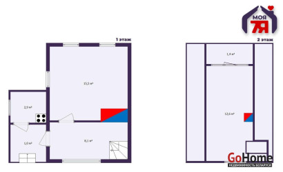 Купить дом в деревне, Горняк-3, 4.87 соток. Фото 2