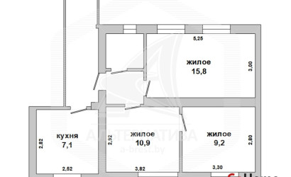 Купить 3-комнатную квартиру, Жабинка, , . Фото 17