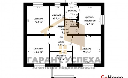 Купить дом, Жабинка, ул. Берёзовая, 17.87 соток. Фото 19