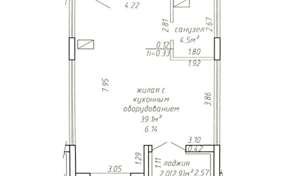 Купить 1-комнатную квартиру, Минск, Николы Теслы ул., 1 (Октябрьский район). Фото 5