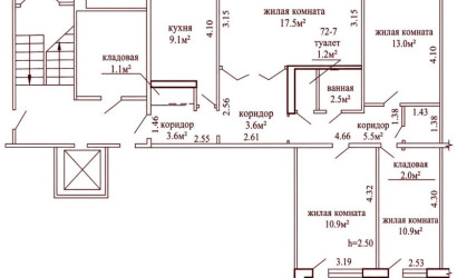 Купить 4-комнатную квартиру, Гродно, Соломовой, 88. Фото 21