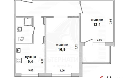 Купить 2-комнатную квартиру, Беловежский, , . Фото 10
