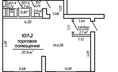 Продажа офиса, Минск, Нововиленская ул., 10,  44.8 кв.м.. Фото 5