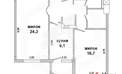 Купить 2-комнатную квартиру, Брест, Центр, б-р Космонавтов. Фото 17
