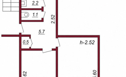 Купить 2-комнатную квартиру, Гродно, Курчатова, 13. Фото 11