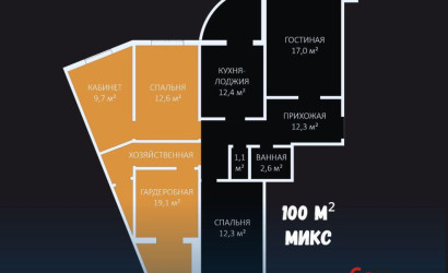 Купить 3-комнатную квартиру, Брест, Луцкая ул., 4. Фото 6