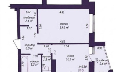 Купить 1-комнатную квартиру, Солигорск, Молодежная ул., 10. Фото 25