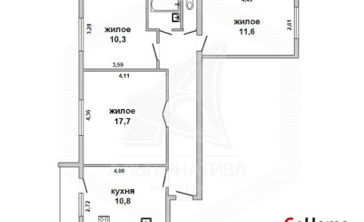 Купить 3-комнатную квартиру, Брест, Восток, ул. Московская. Фото 1