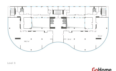 Аренда офиса, Минск, Мстиславца ул., 9,  от 45 до 709 кв.м.. Фото 6