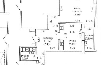 Купить 1-комнатную квартиру, Гродно, Валентины Макаровой, 2Б. Фото 9