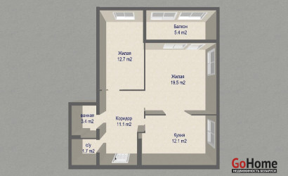 Купить 2-комнатную квартиру, Минск, Скрипникова ул., 11 (Фрунзенский район). Фото 26