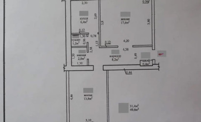 Купить 2-комнатную квартиру, Жлобин, м-н 1-й, 1. Фото 11