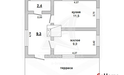 Купить дом, Брест, Мухавецкий с/с, 5 соток. Фото 17
