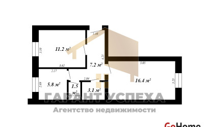 Аренда торгового помещения, Брест, ул. Пушкинская,  45.2 кв.м.. Фото 3