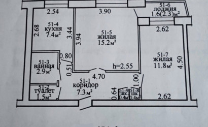 Купить 2-комнатную квартиру, Витебск, Карла Маркса, 46. Фото 18