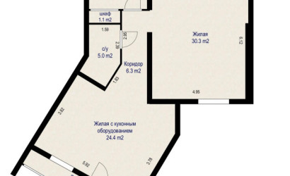 Купить 3-комнатную квартиру, Минск, Брестская ул., 87(Октябрьский район). Фото 24