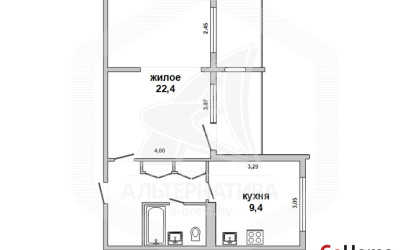 Купить 2-комнатную квартиру, Брест, Киевка, ул. Высокая. Фото 1