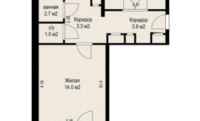 Купить 2-комнатную квартиру, Минск, Широкая ул., 38/3 (Советский район). Фото 1
