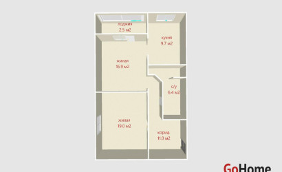 Купить 2-комнатную квартиру, Минск, Тепличная ул., 1 (Партизанский район). Фото 46