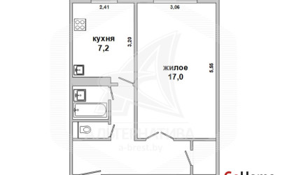 Купить 1-комнатную квартиру, Брест, Восток, ул. Ленинградская. Фото 17