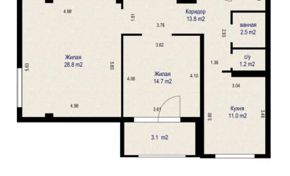 Купить 2-комнатную квартиру, Минск, Пулихова ул., 45 (Партизанский район). Фото 4